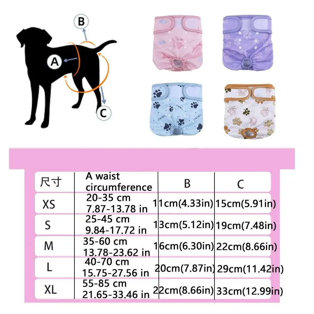 GrowPets Washable Dog Sanitary Pants