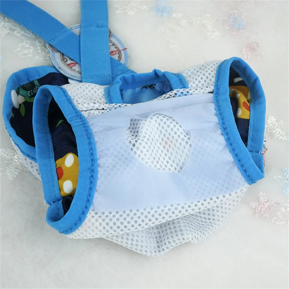 Cartoon Female Dog Diaper Shorts