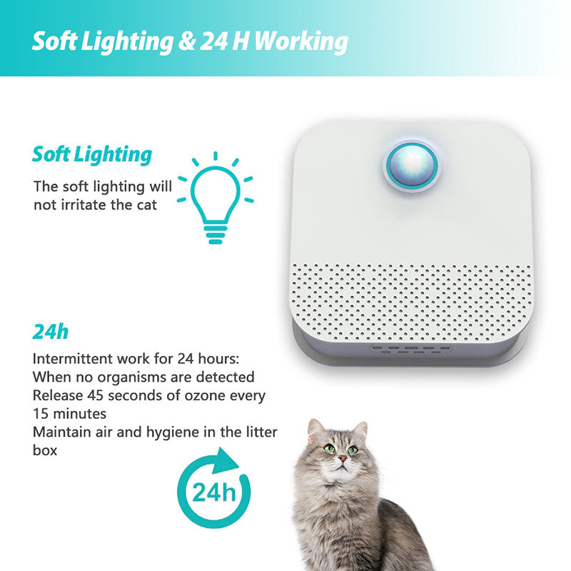 Smart Pet Odor Purifier for Cats & Dogs