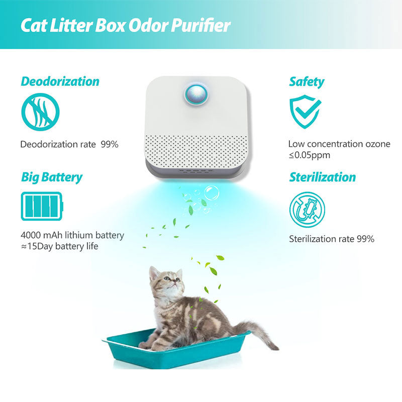 Smart Pet Odor Purifier for Cats & Dogs